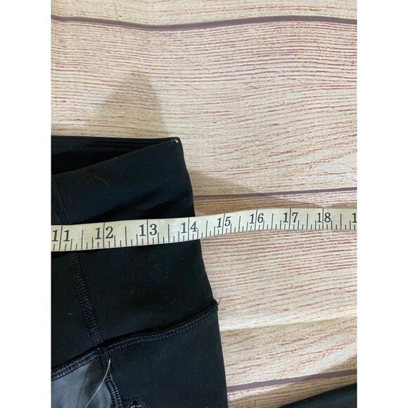 NWT Old Navy Women's Black Faux Leather Athletic Leggings - Med/Tall - Picture 9 of 13